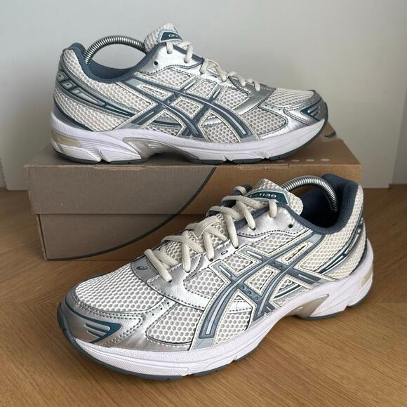 Asics Gel-1130 Shark Skin/White Men Sneakers- SZ 10 main image 11